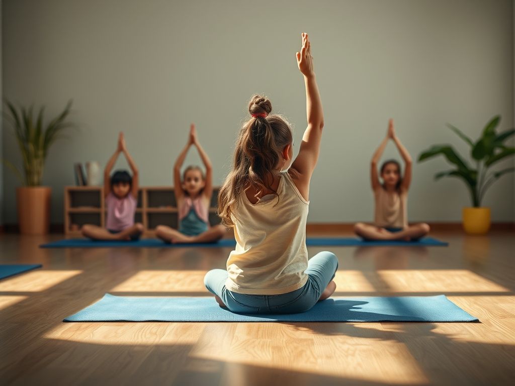 Contratar aulas de yoga para crianças